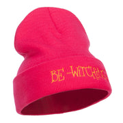 Be Witching Embroidered Long Beanie