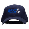 Navy Mom Embroidered Low Profile Cap