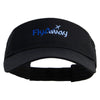 Fly Away Embroidered Cotton Twill Sun Visor - Black OSFM