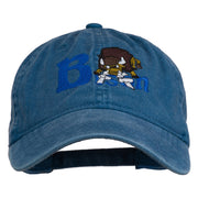 Bison Mascots Embroidered Washed Cap