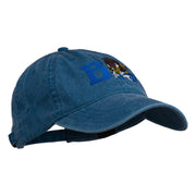 Bison Mascots Embroidered Washed Cap