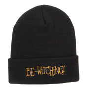 Be Witching Embroidered Long Beanie