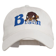 Bison Mascots Embroidered Washed Cap