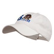 Bison Mascots Embroidered Washed Cap