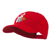 Bowling Ball and Pins Embroidered Cap