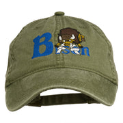 Bison Mascots Embroidered Washed Cap