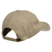 Bison Mascots Embroidered Washed Cap