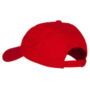 Blow Kiss Emoji Patched Unstructured Washed Cap