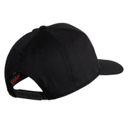 U.S. Marine Corps Semper Fi Red Patched Solid Cotton Twill Pro Style Cap - Black OSFM