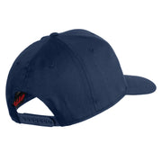 U.S. Marine Corps Semper Fi Red Patched Solid Cotton Twill Pro Style Cap - Navy OSFM