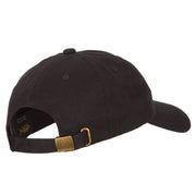 Blow Kiss Emoji Patched Unstructured Washed Cap