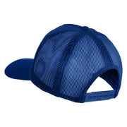 USS Los Angeles SSN 688 Blue Patched Solid Cotton Twill 5 panel Mesh Back Cap - Royal OSFM