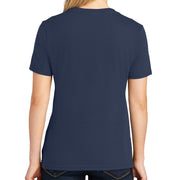 It Is A Good Day For Dancing Big Size Core Cotton V neck T-Shirt - Navy XS