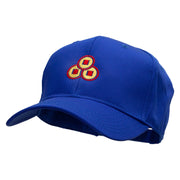 Chinese Coins Embroidered Cotton Twill Pro Style Cap