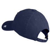 U.S. Air Force Pilot Veteran Embroidered Washed Solid Pigment Dyed Cotton Twill Brass Buckle Cap - Navy OSFM