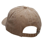 Colorado Year Established Embroidered Washed Solid Pigment Dyed Cotton Twill Brass Buckle Cap - Khaki OSFM