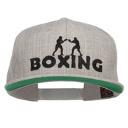 Boxing Embroidered Snapback Cap