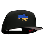 Ukraine Embroidered Prostyle Snapback Cap