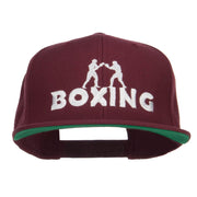 Boxing Embroidered Snapback Cap