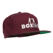 Boxing Embroidered Snapback Cap