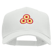 Chinese Coins Embroidered Cotton Twill Pro Style Cap