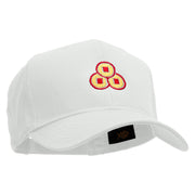 Chinese Coins Embroidered Cotton Twill Pro Style Cap