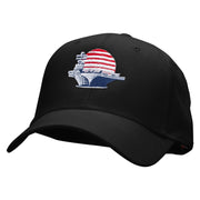 Naval Ship Embroidered Low Profile Cap