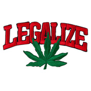 Legalize Marijuana iron on Patch