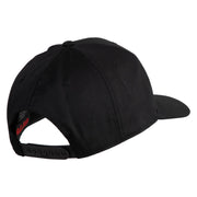 U.S. Marine Corps Veteran Black Patched Solid Cotton Twill Pro Style Cap - Black OSFM