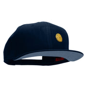 Water Polo Ball Embroidered Patched Wool Blend Pro Style Snapback - Navy OSFM