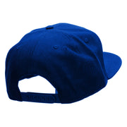 Water Polo Ball Embroidered Patched Wool Blend Pro Style Snapback - Royal OSFM