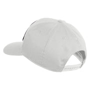 U.S. Marine Corps Veteran Black Patched Solid Cotton Twill Pro Style Cap - White OSFM