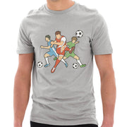 Soccer Action Graphic Design Deluxe Jersey T-Shirt