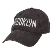 Brooklyn Embroidered Washed Cap