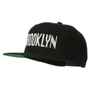 Brooklyn Embroidered Wool Snapback Cap