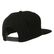 Brooklyn Embroidered Wool Snapback Cap