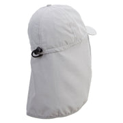 Chicken Silhouette Embroidered Flap Hats - Grey OSFM