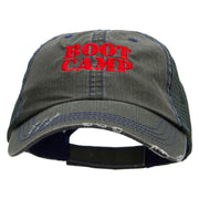 Boot Camp Embroidered Low Profile Special Cotton Mesh Cap