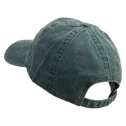 U.S. Air Force Flag Veteran Embroidered Cotton Twill Premium Pigment Dyed Cap - Dk-Green OSFM