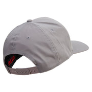 Kudu Antelope Embroidered Solid Cotton Twill Pro Style Cap - Grey OSFM