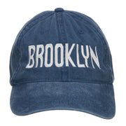 Brooklyn Embroidered Washed Cap