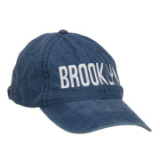 Brooklyn Embroidered Washed Cap