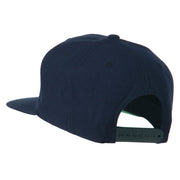 Brooklyn Embroidered Wool Snapback Cap