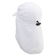 Chicken Silhouette Embroidered Flap Hats - White OSFM