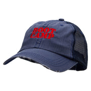 Boot Camp Embroidered Low Profile Special Cotton Mesh Cap