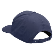 Kudu Antelope Embroidered Solid Cotton Twill Pro Style Cap - Navy OSFM