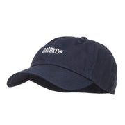 Mini Brooklyn Embroidered Low Cap