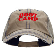 Boot Camp Embroidered Low Profile Special Cotton Mesh Cap