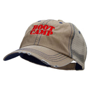 Boot Camp Embroidered Low Profile Special Cotton Mesh Cap