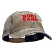 Boot Camp Embroidered Low Profile Special Cotton Mesh Cap